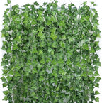 300 Feet 40 Pack Fake Greenery Hanging Garland, Artificial Ivy Leaf Plants, Vine Leaves, Flowers Foliage for Bedroom Garden Wall Decor