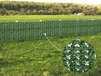 ODTORY Artificial Fence Privacy Screen: 5FT x 50FT UV-Anti Faux Greenery Backdrop Ivy Chain Link Shades Panels for Patio, Balcony, Garden,Deck,Backyard Indoor Outdoor Green Wall Decor