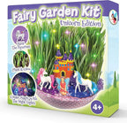 Bloonsy Unicorn Fairy Garden Kit | Light Up Terrarium Kit | STEM Toys | Arts and Crafts for Girls Age 4-12 | Science Presents