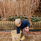 mushie Silicone Watering Can | Bath and Outdoor Play for Toddlers 10 Months+ (Peony)
