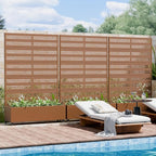 Casaphoria Metal Raised Garden Bed with Trellis and Wheels, 72"x47"x16" Arched Planter Box for Climbing Plants, Vegetables & Vines, Features Drainage Holes and Privacy Screen, Brown-Harold