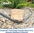 Orbit 33185 ExoJacket Heavy Duty Fabric Garden Hose, 50-Foot x 5/8-Inch