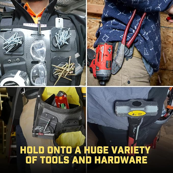 MagMaster | The Original Magnetic Tool Holder - Super Strong - Clip-On Any Belt, Tool Bags or Pocket - Assembled in USA