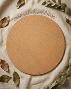 vensovo Cork Plant Coasters & Saucers 4/6/8/10 Inch – Absorbent Round Mats for Indoor Flower Pots, Planters, Houseplants, Surface Protector for Table & Floor, 8 Pack
