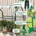 Gardzen Mini Greenhouse with Waterproof Base, Indoor/Outdoor Tabletop Greenhouse for Seed Starting, Plant Protection, Gardening & Winter Shelter, 36.2"(L) x18.9(W) x33.3(H)