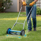 American Lawn Mower Company 2205-14 14-Inch, 5-Blade Push Reel Lawn Mower, U-Handle
