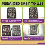 DUSPRO Recycle 4 QRT Seed Starter Soil Pre-Mixed Seed Starting Mix for Young Plant Seeds, Soilless Formula Moisture Retention, Aeration & Nutrient Seed Starting Soil 4in1
