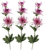 Spider Mum Artificial Flower 32" Real Touch 9 Flowers Pack of 3 (Radiant Orchid)