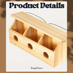 Wooden Bird Houses for Outside Birdhouses Nest Bluebird House for Cardinals Finch Wren Swallow for Garden Viewing 7