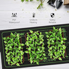 BN-LINK Seedling Heat Mat for Seed Starting 10" x 20.75", 4 Pack Daisy Chainable Waterproof Warming Mat Plant Heating Pad for Seed Germination, Indoor Growing, Hydroponic, Greenhouse, ETL Listed