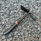 FR Hand Hoe and Cultivator Tool – 2-in-1 Garden Weeder Rake with Ergonomic Grip – Manual Soil Loosener for Tight Spaces, Pots & Vegetable Gardens