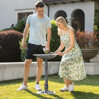 VIVOHOME Bird Bath for Outside, Polyresin Pedestal Bird Baths for Outdoor, Garden, 28 Inch Height Weather-Resistant Birdbaths with 20" Bowl, Gray