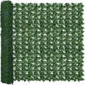 ODTORY Artificial Fence Privacy Screen: 5FT x 20FT UV-Anti Faux Greenery Backdrop Ivy Chain Link Shades Panels for Patio, Balcony, Garden,Deck,Backyard Indoor Outdoor Green Wall Decor