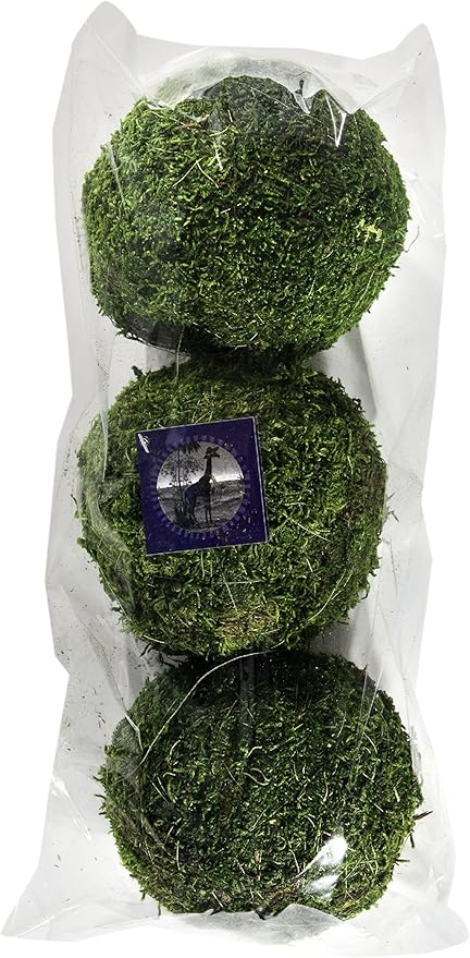 SuperMoss (25541) Moss Balls, Fresh Green, 4" (3 pack)