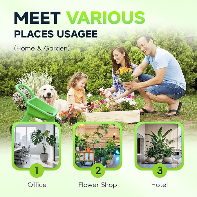 Plant Dolly, Plant Mover with Wheels Heavy Duty Tree Dolly & Plant Cart with Wheels - Adjustable Plant Caddy for Large Pots, Heavy Duty Plant Mover for Outdoor Yard Garden