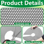 Adnee 8 Pcs 15.7 Inch Plant Pot Grids, Cuttable Plant Pot Soil Covers Protectors from Animals, Indoor Round Planter Pots Soil Guard for Outdoor Garden Plants Protection