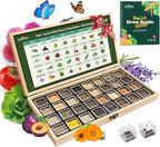 USDA Zone 8 Heirloom Seed Bank, 30,000+ Non-GMO 32 Varieties of Heirloom Seeds for Planting Vegetables Herbs, Survival Seed Kit for Raised Garden Bed Greenhouse, Gardening Gifts for Women Men