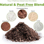 Perfect Plants Organic Pothos Soil | Horticultural Potting Mix for All Indoor Potted Pothos | Grow Healthy houseplants Indoors (8qts.)