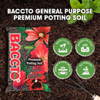 Michigan Peat General All Purpose Premium Potting Soil with Perlite for Indoor Outdoor Pots, Planters, Raised Bed, and Container Gardening, 50 Pounds