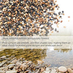 CJGQ 18lb 1/4/'' Polished Pebbles for Plants Potting,Succulents Aquarium Fish Tank Vases-Decorative River Rocks Garden Gravel Stones