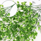 Waipfaru 4Pcs Artificial Hanging Plants, Fake Vines Boston Ivy Fake Hanging Plants for Outdoors UV Resistant Ivy Artificial Plants Faux Plants Indoor Living Room Boho Wall Porch Shelf Decor