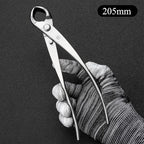 TianBonsai Bonsai Tools 5-Piece Alloy Steel Bonsai tool Kit In Cluding 210mm Long Handle Scissors / 205mm Branch Cutter / 205mm Knob Cutter / 200mm Straight Root Hook / Tweezers (NBK5-01)