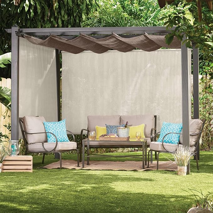 Coolaroo Outdoor Cordless Sun Blocking Roller Shade