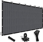 Shade&Beyond 90% Sun Shade Cloth with Grommets, 8' X 8' Pergola Shade Cover Canopy, Mesh Tarp Sun Screens for Patio, Outdoor, Garden, Backyard, Blue Gray