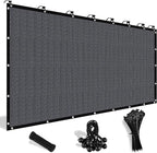 Shade&Beyond 90% Sun Shade Cloth with Grommets, 6' X 16' Pergola Shade Cover Canopy, Mesh Tarp Sun Screens for Patio, Outdoor, Garden, Backyard, Blue Gray