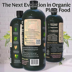 Organic Liquid Indoor Plant Food, Houseplant, Tropical & All-Purpose Indoor Plant Fertilizer, Organic Liquid Fertilizer 5-5-5 with Sea Kelp (32oz)
