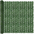 ODTORY Artificial Ivy Privacy Fence Wall Screen,80X120 in UV-Anti Faux Greenery Backdrop Ivy Vine Leaf Hedges Fence Panels for Patio, Balcony, Garden, Backyard Indoor Outdoor Green Wall Decor