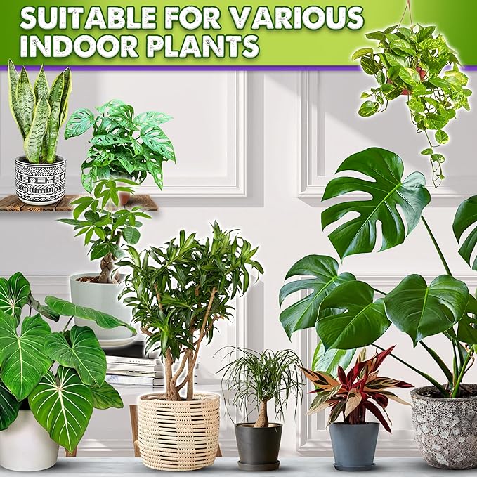 DUSPRO Recycle 8QRT Pre-Mixed House Plant Soil Aroid Potting Mix 7-in-1 with Coco Coir, Peat Moss, Perlite, Worm Casting, Pumice, Pine Bark & Gypsum, Tropical Potting Mix for Indoor Plants, Herbs