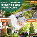 Open Seed Vault | 44 Heirloom Seed Types Variety Pack Bundle | 2026 Season | Non GMO Herbs, Vegetable and Fruit Seeds | Planting Outdoor & Indoor Garden | Gardening Starter Kit High Yield Produce