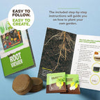 Dan&Darci Root Viewer Kit for Kids - Grow Your Own Plant for Boys & Girls Gifts - Science STEM Toy & Craft Growing Kits for Ages 4-8 Birthday Gifts for Boy, Girl 4, 5, 6, 7, 8, Year Old