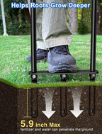 Lawn Aerator Tool, Core Aerator Lawn Tool with Alloy Steel Material, Sturdy Grass Aerator for Lawn Health Soil Yard Aerator