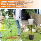 Coco Coir Mulch for Landscaping, 11.8 Inch Coconut Liners for Planters, 6 Pcs Coconut Fiber Tree Ring, Plant Covers from Animals,Dirt and Tree Protectors