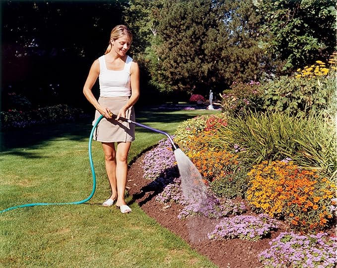 Dramm ColorMark Soft Rain Watering Spray Wand – 30” Long, Berry – Lightweight & Durable with 8" Foam Grip and Brass Shut-Off Valve – Ideal for Hanging Baskets, Planters, Gardens, Shrubs & Seedbeds