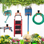 PeoMev 2pcs Hose Organizer Metal Hose Hangers for Outside Heavy Duty Hose Hook Wall Mount Hose Reels Garden Hose Holder for Ropes