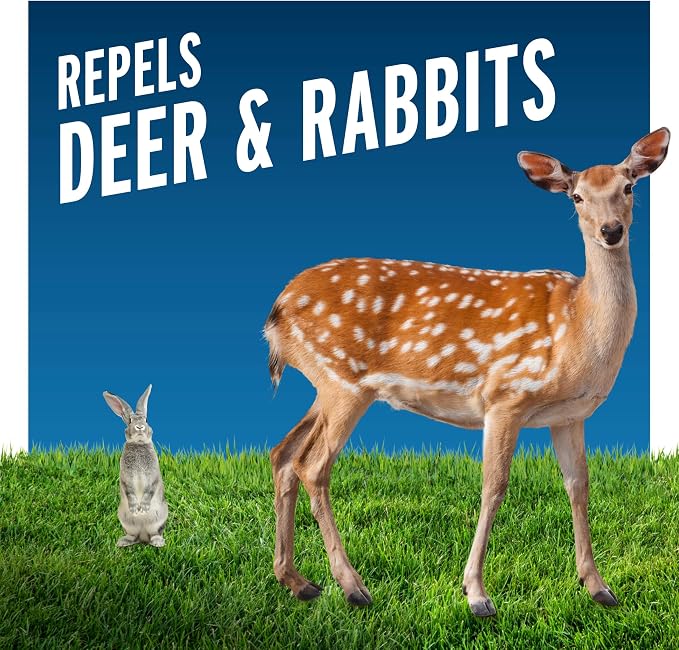 Liquid Fence Deer And Rabbit Repellent Ready-To-Use 1 Gallon, Apply Year-Round, 2 Pack