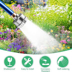 Dreyoo 1 Pack Water Nozzle with 3000 Tiny Holes, 3/4'' Aluminium Alloy Garden Hose Shower Head with PTFE Thread Seal Tape for Outdoor Watering Flowers, Plants, Greenhouse, Nurseryman (2.24'',Silver)