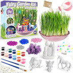 Bloonsy Unicorn Fairy Garden Kit | Light Up Terrarium Kit | STEM Toys | Arts and Crafts for Girls Age 4-12 | Science Presents