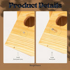 Wooden Bird Houses for Outside Birdhouses Nest Bluebird House for Cardinals Finch Wren Swallow for Garden Viewing 1C
