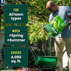 Sunday Green Machine Granular Lawn Fertilizer - 30-0-5 Mix for Up to 120 Days of Growth - Enriched with Potassium & Organic Matter for Soil Health & Extended Feeding - 12lbs - Covers Up to 4,000 Sq Ft