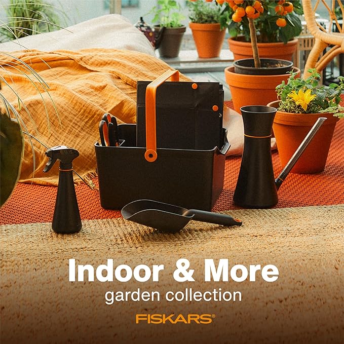 Fiskars Small Watering Can (40 oz) for Indoor Gardening,Water Can for Indoor Plants,Anti-Drip and Removable Nozzle,Made with Recycled Plastic,(Pack of 4)