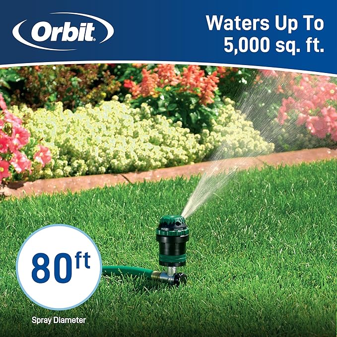 3-Pack Orbit 58573N H2O-6 Gear Drive Sprinkler (Sprinkler on Spike)