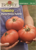 Burpee 'Porterhouse' Hybrid, Large Red Beefsteak Slicing 2-4lbs Tomato, 40 Non-GMO Seeds