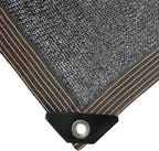 winemana 20x48 FT Black Shade Cloth, 70% UV Resistant Mesh Tarp with Reinforced Grommets, Breathable Sun Shade Net for Garden, Greenhouse, Patio Plants and Animal Coop Cover