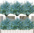 Blue Artificial Flowers for Outdoor Faux Outdoor Flowers Artificial Flowers That Look Real Outdoor Fake Flowers Outdoor Flowers Artificial for Porch Artificial Lavender Flowers for Outdoors(Blue)