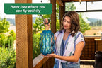 RESCUE! Deck & Patio Fly TrapStik - Odorless, Weather Resistant