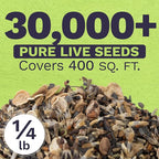 Drought Tolerant Wildflowers Mix – Bulk Quarter Pound Bag – Over 30,000 Open Pollinated Non-GMO Seeds – 21 Different Dryland Species